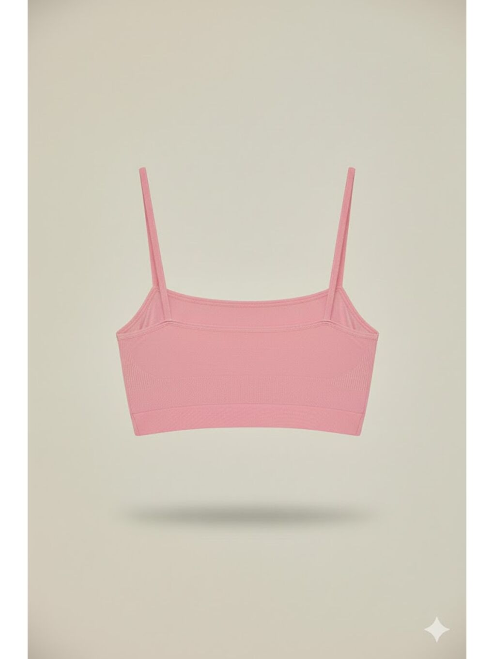 C14003 Dikişsiz İnce Askı Büstiyer Pembe Neon-1