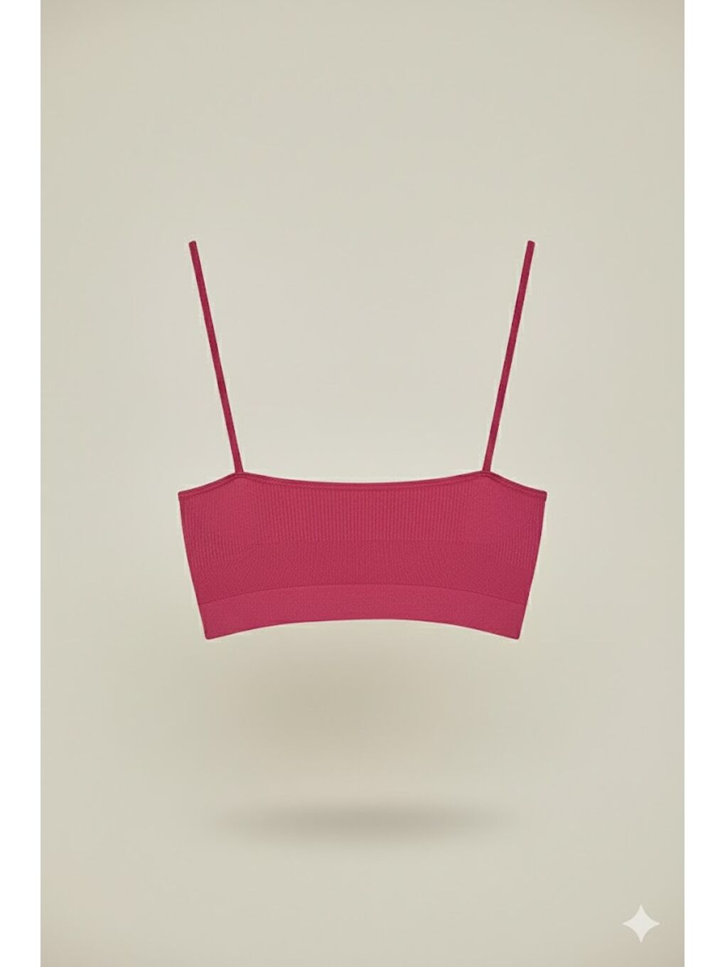 C14003 Dikişsiz İnce Askı Büstiyer Mürdüm-1