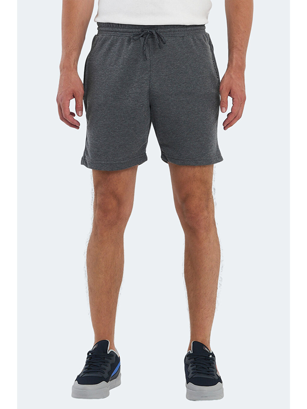 NAIDA IN Erkek Cepli Koyu Gri Şort-1