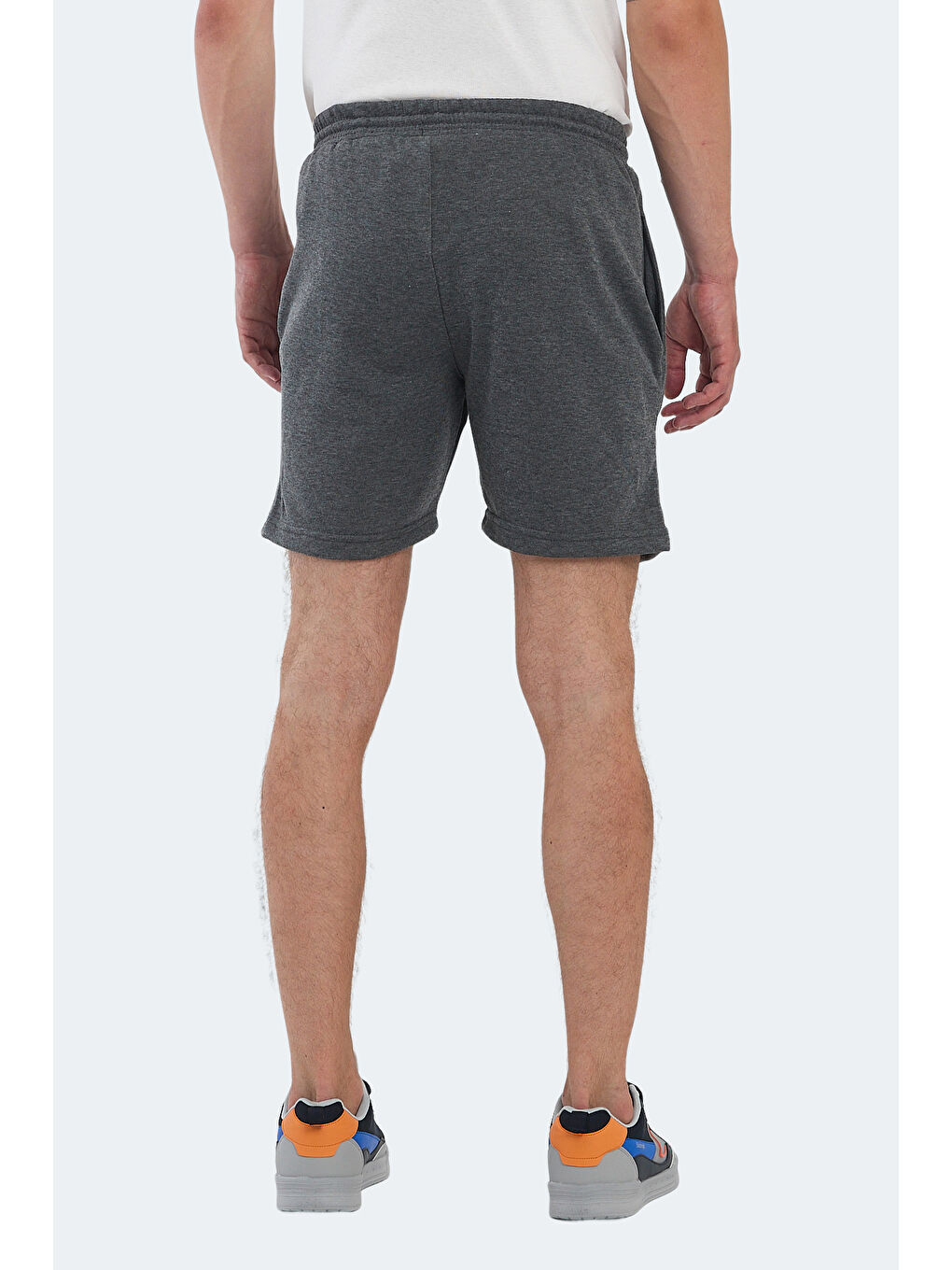 NAIDA IN Erkek Cepli Koyu Gri Şort-5