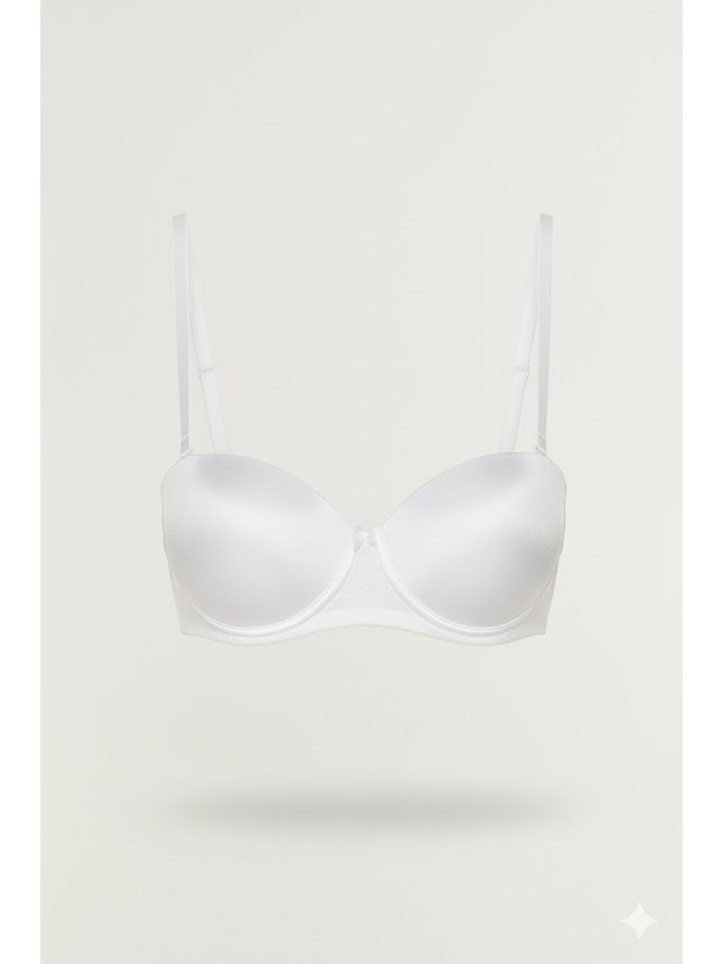 Desteksiz Straplez Sütyen C17050 Beyaz