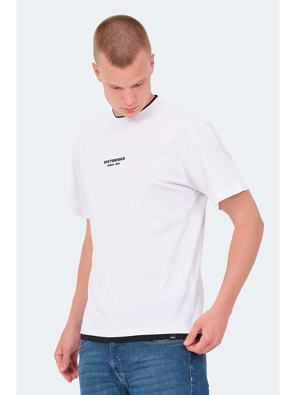 VRENI Erkek Tişört Beyaz-2