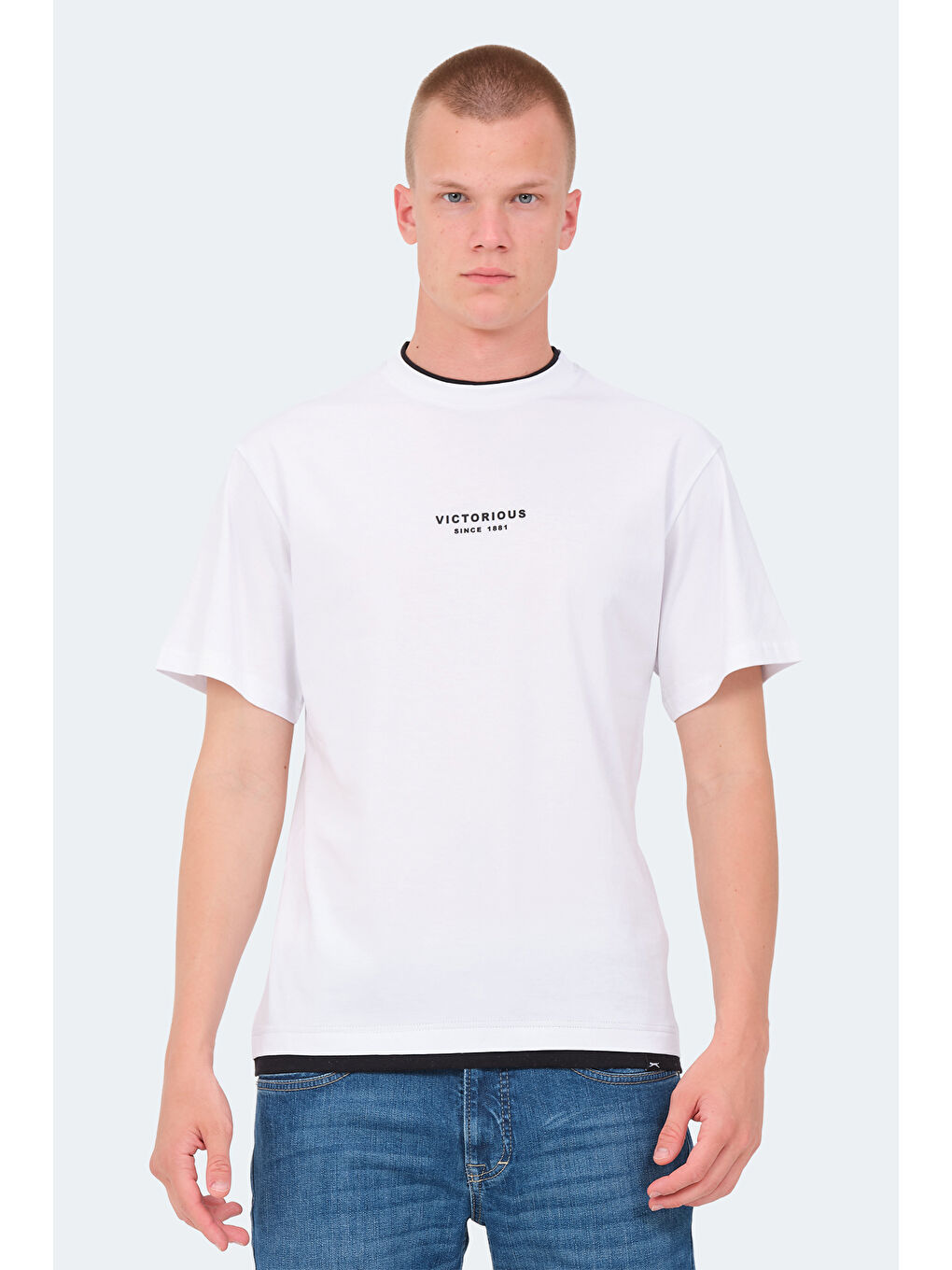 VRENI Erkek Tişört Beyaz-5