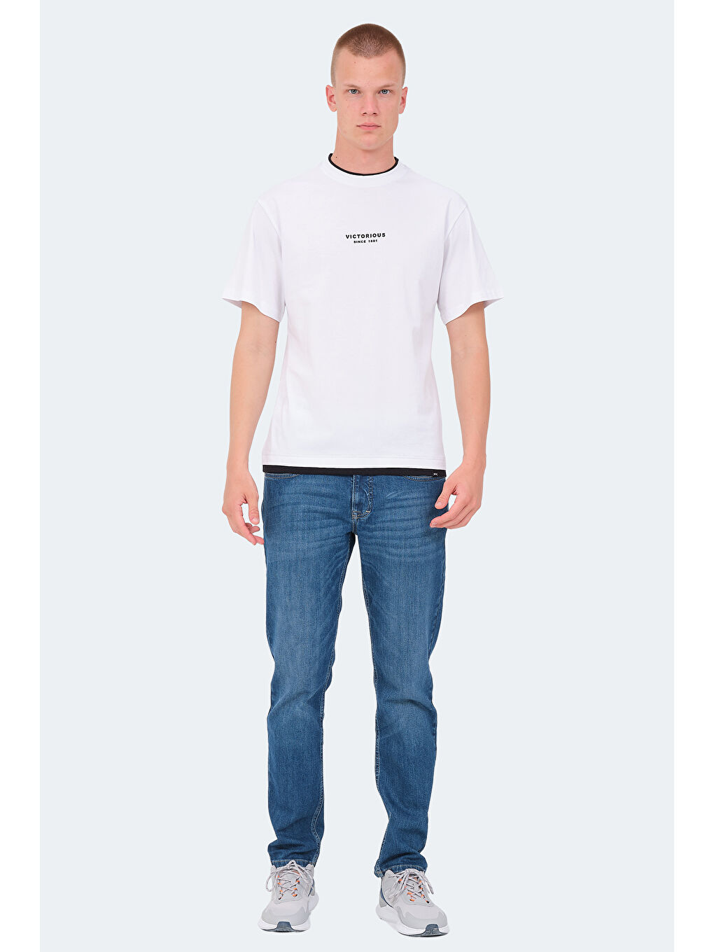 VRENI Erkek Tişört Beyaz-6