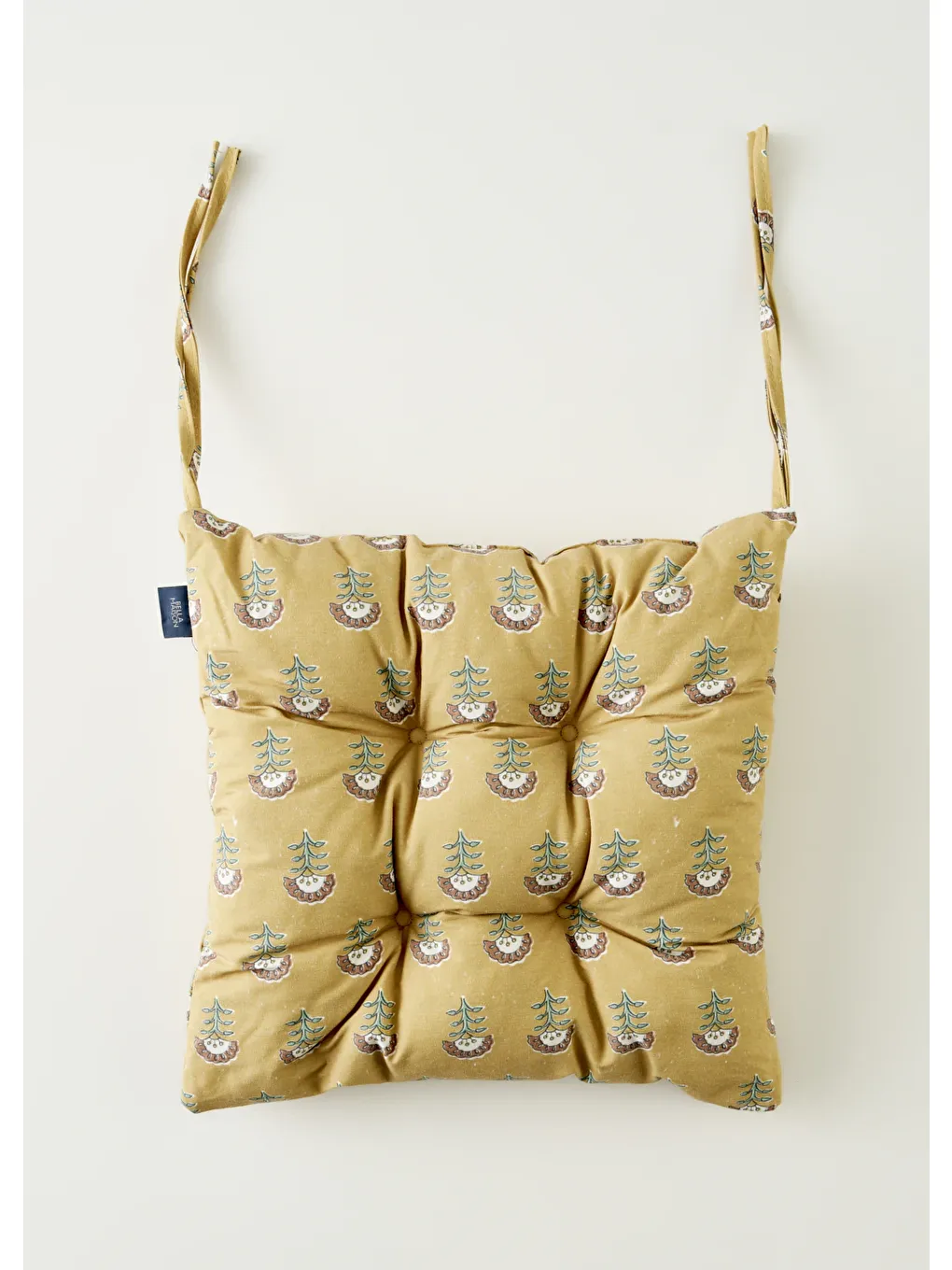 Sarı Indian Sandalye Minderi Hardall(40x40cm)