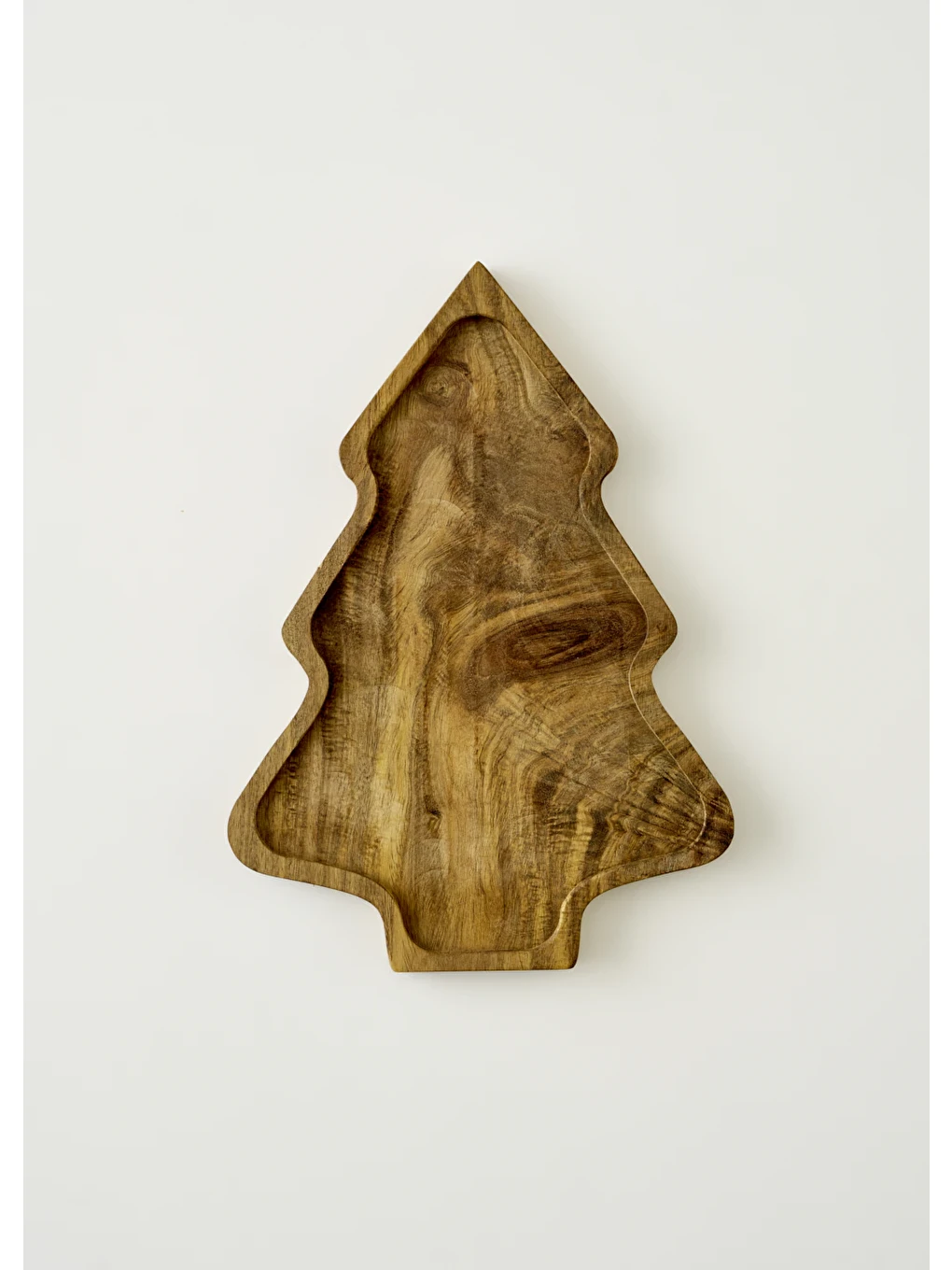 Bej Tree Sunum Tabağı Naturel (28,5x20 Cm)-1