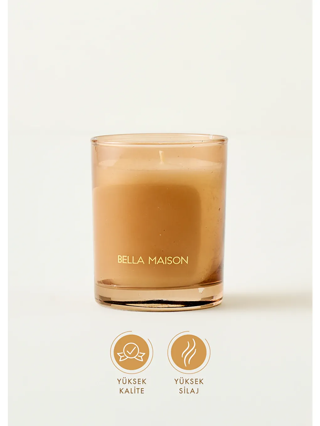 Turuncu Oud Serenity Soya Wax Kokulu Mum Amber (120 gr)