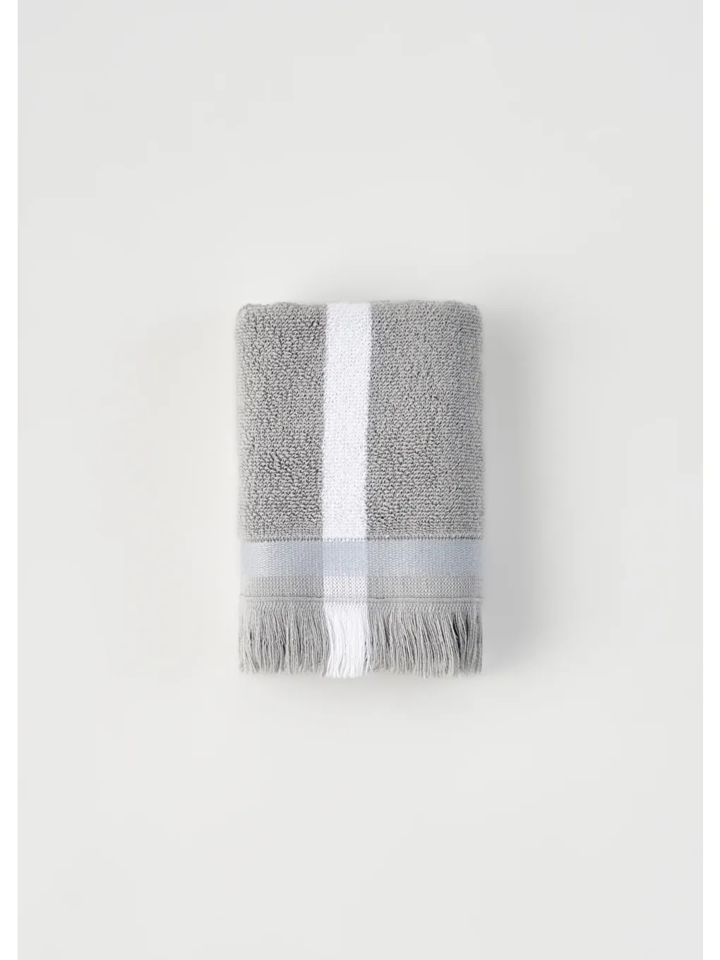 %100 Pamuk Ella El Havlusu Gri (30x50 cm)