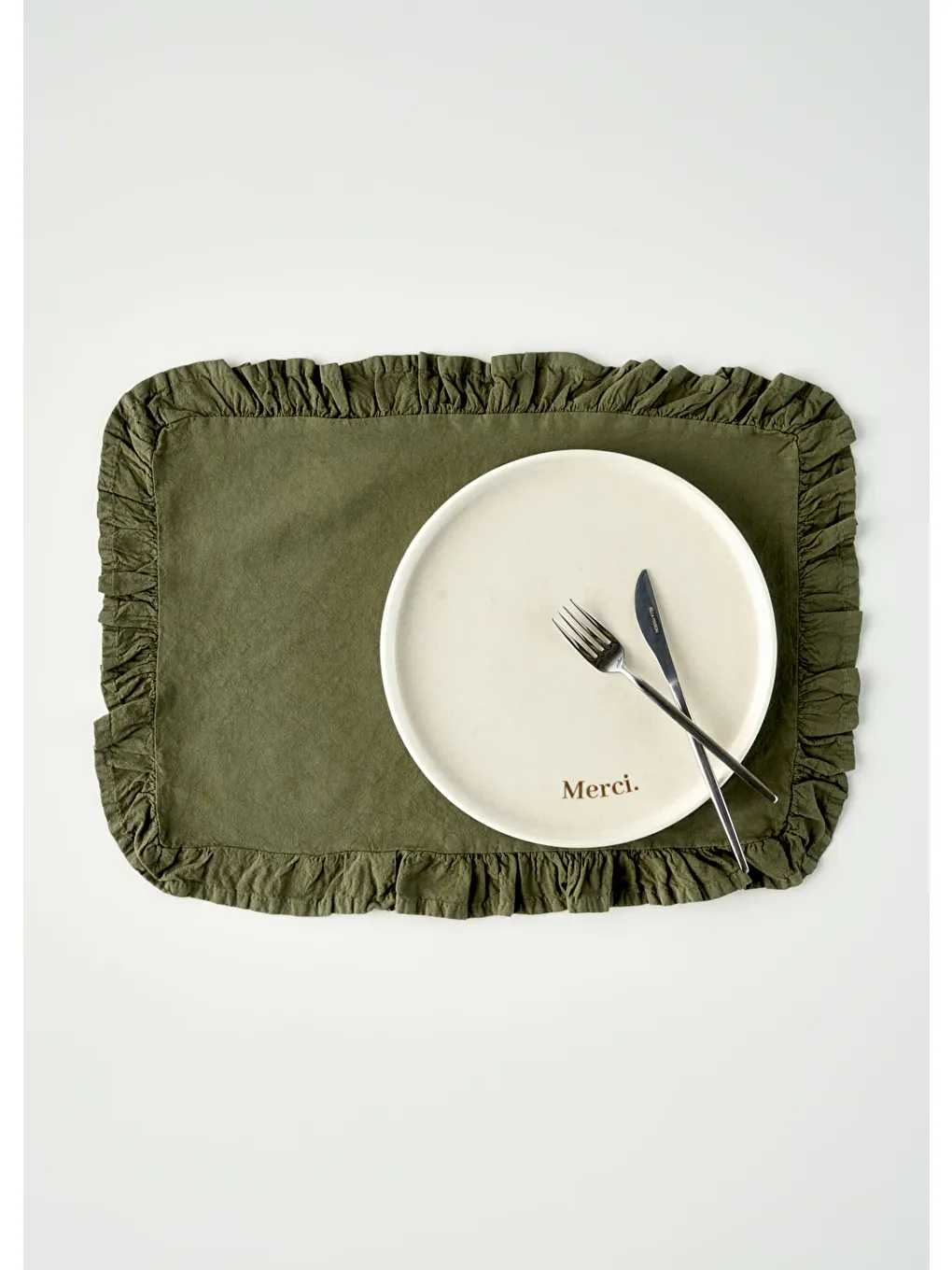 %100 Pamuk Elegance Amerikan Servis Haki (35x45 cm)