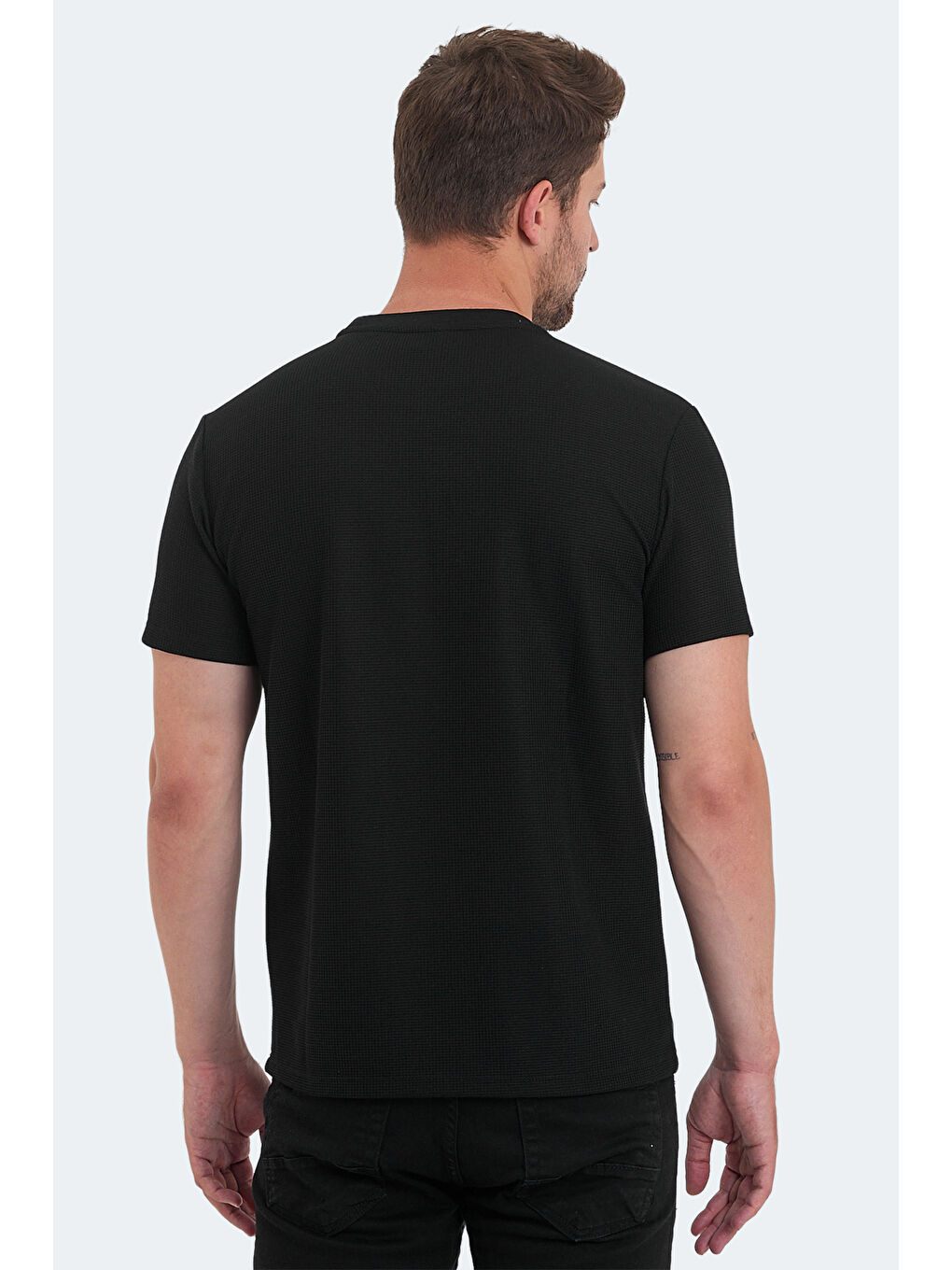 veLveL Erkek Tişört Siyah-1