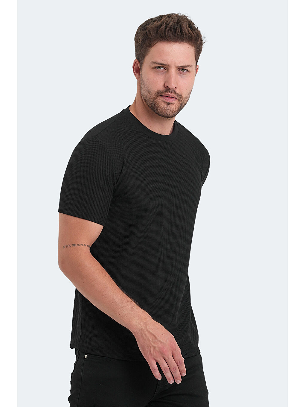 veLveL Erkek Tişört Siyah-2