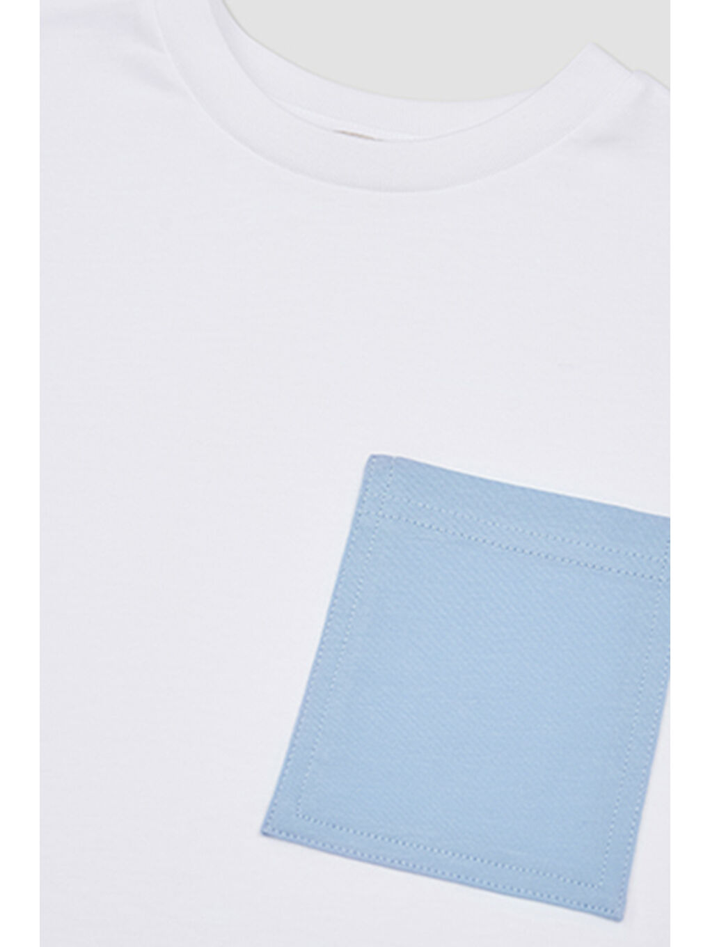 Erkek Çocuk Şortlu Mavi Beyaz 2'li Takım-2