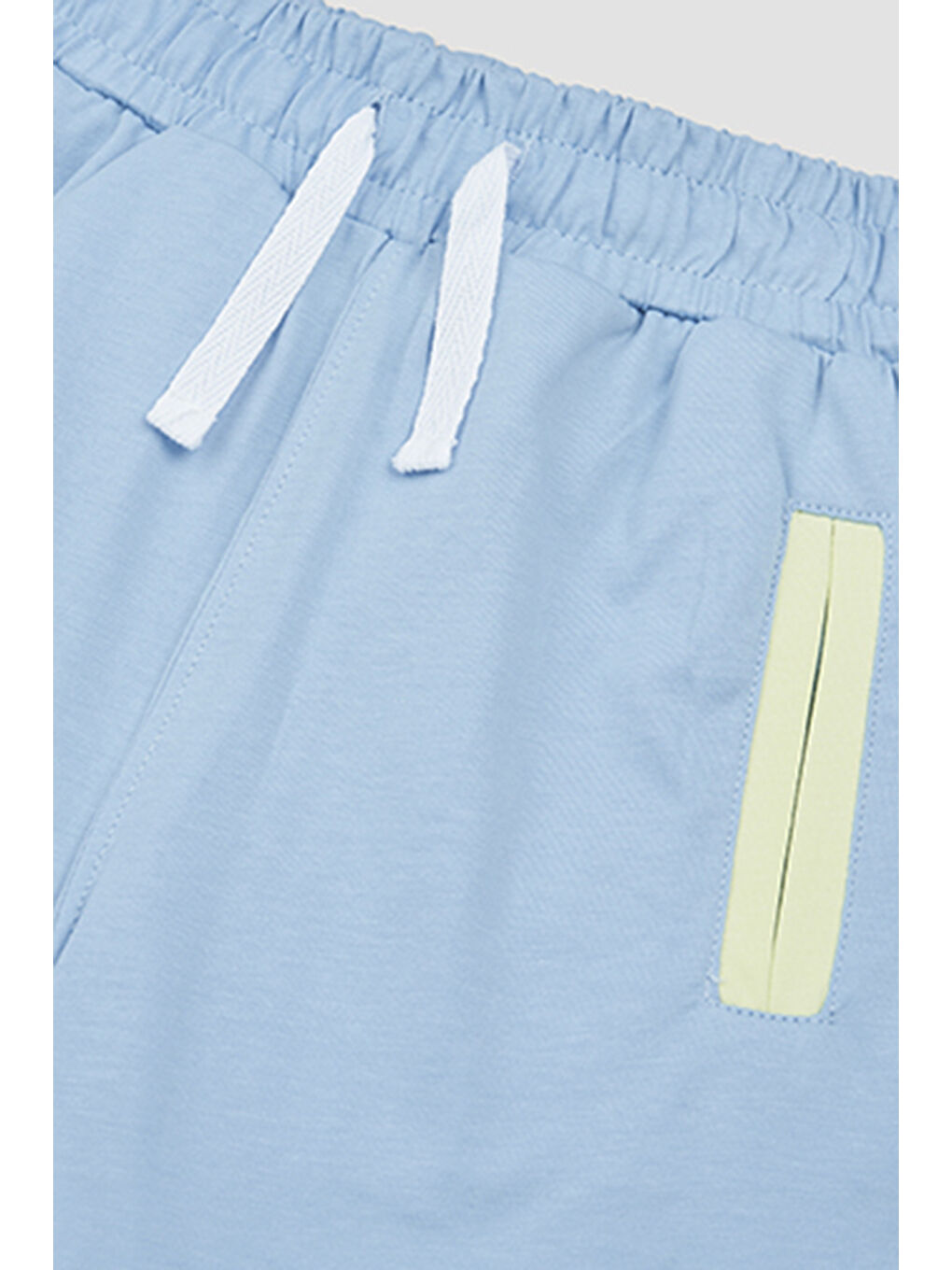 Erkek Çocuk Şortlu Mavi Beyaz 2'li Takım-3