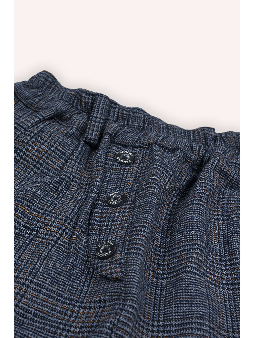 Erkek Bebek Lacivert Ekose Pantolon-2