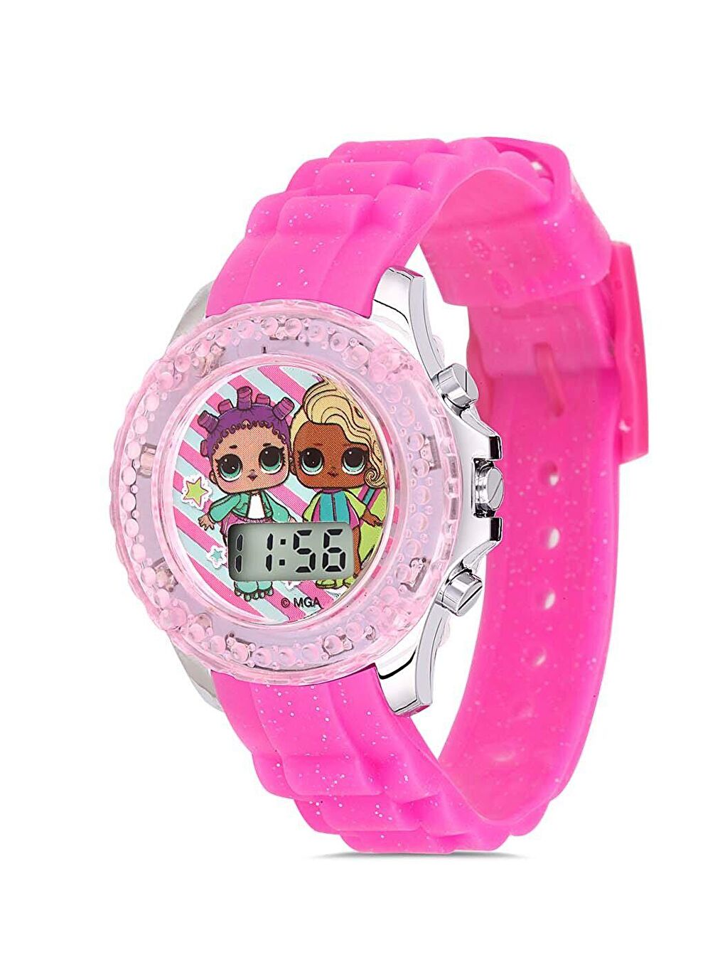 L.O.L Suprise! Dijital Işıklı Pembe LOL Çocuk Kol Saati-1