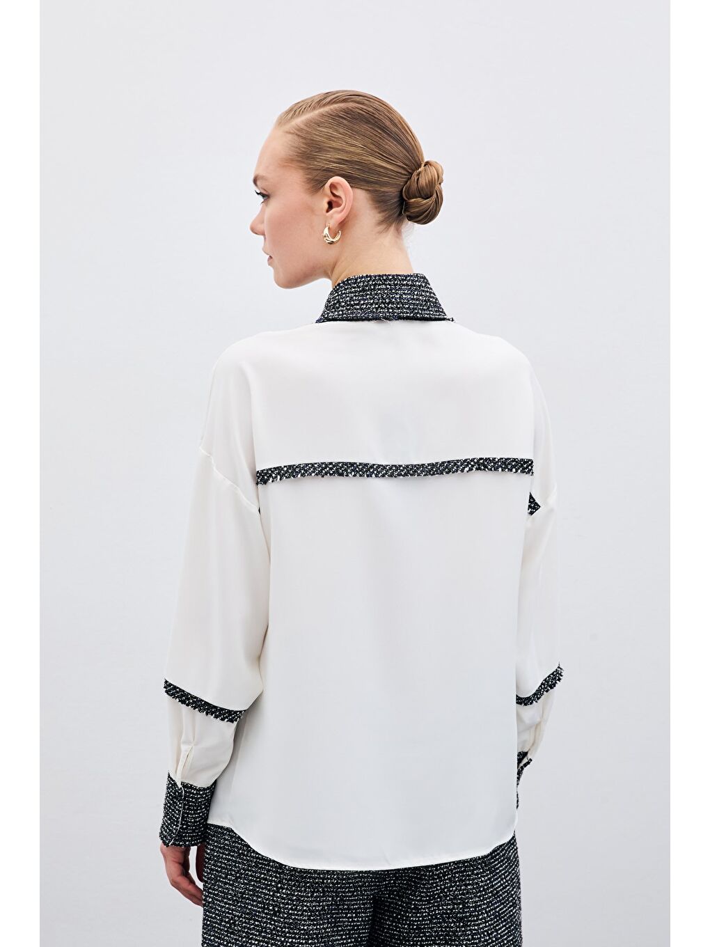 Cepli Tüvitli Gömlek - Sax Mavi-5