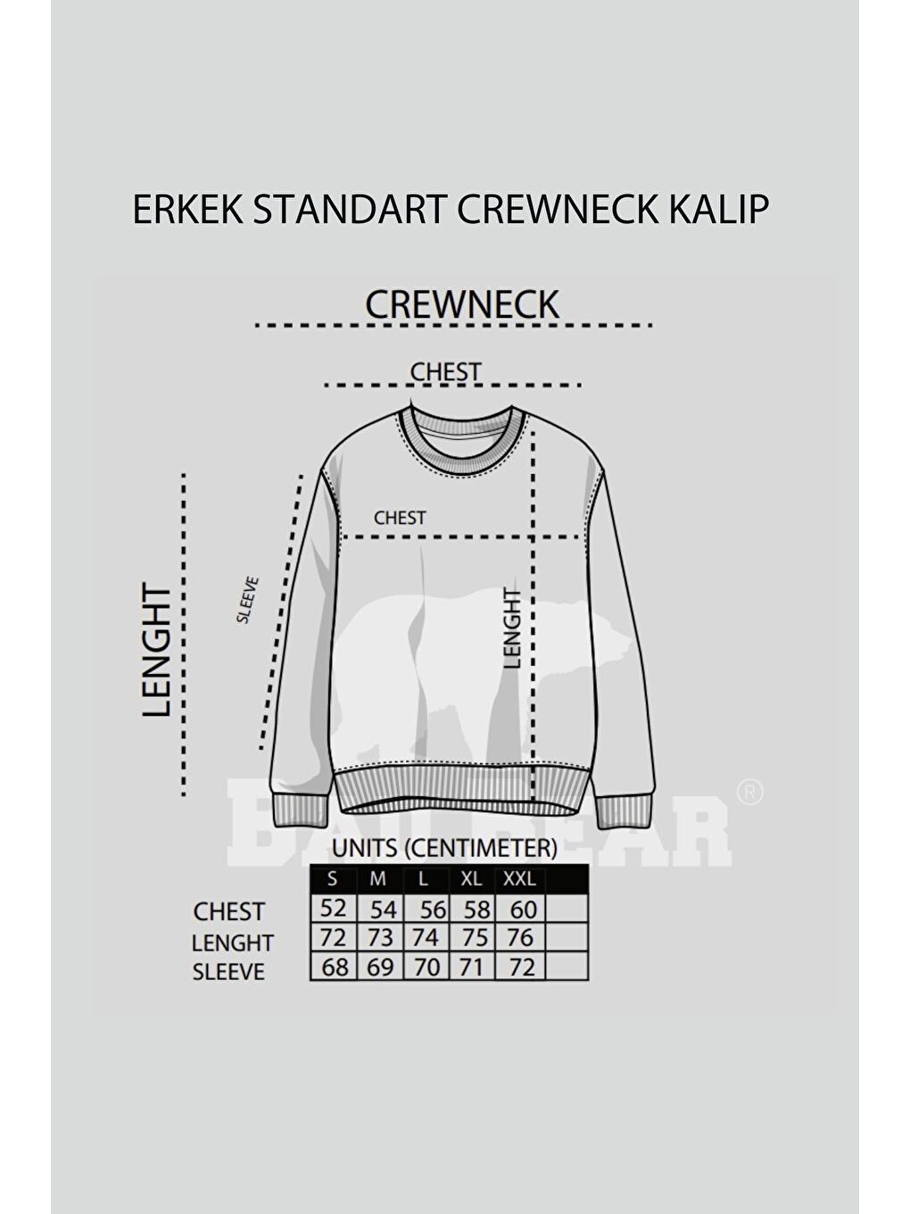 Bad Bear Beyaz Felt Crewneck Off-White Beyaz Erkek Sweatshirt - 6