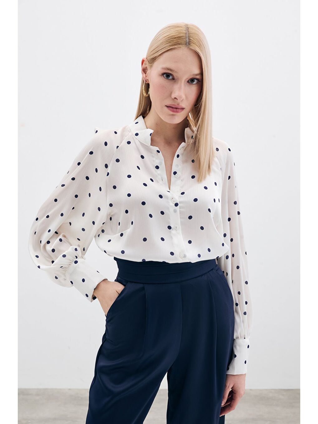 Hakim Yaka Gömlek - Lacivert