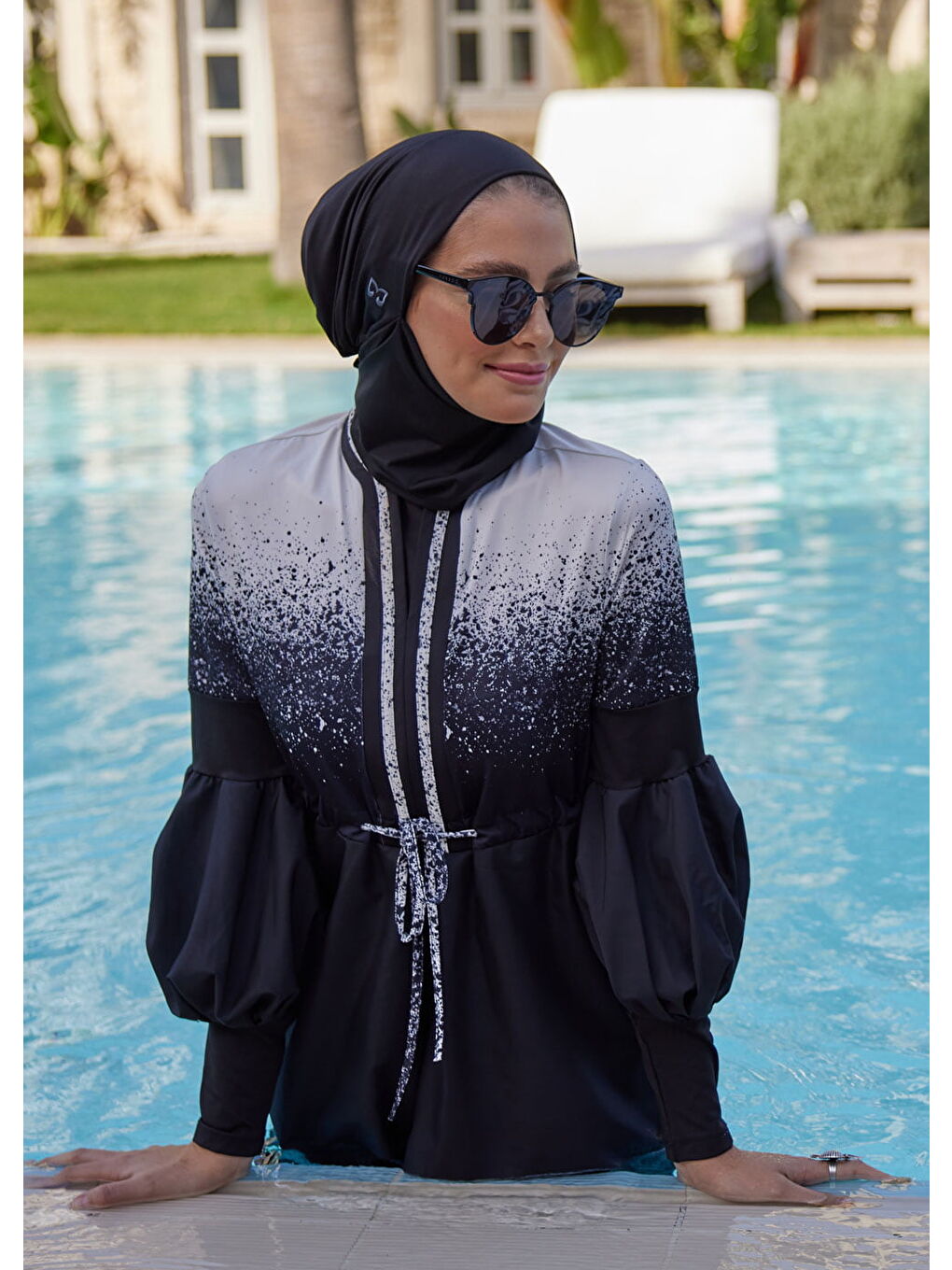 Karışık Tarz-ı Cool Tasarım Tesettür Mayo-4