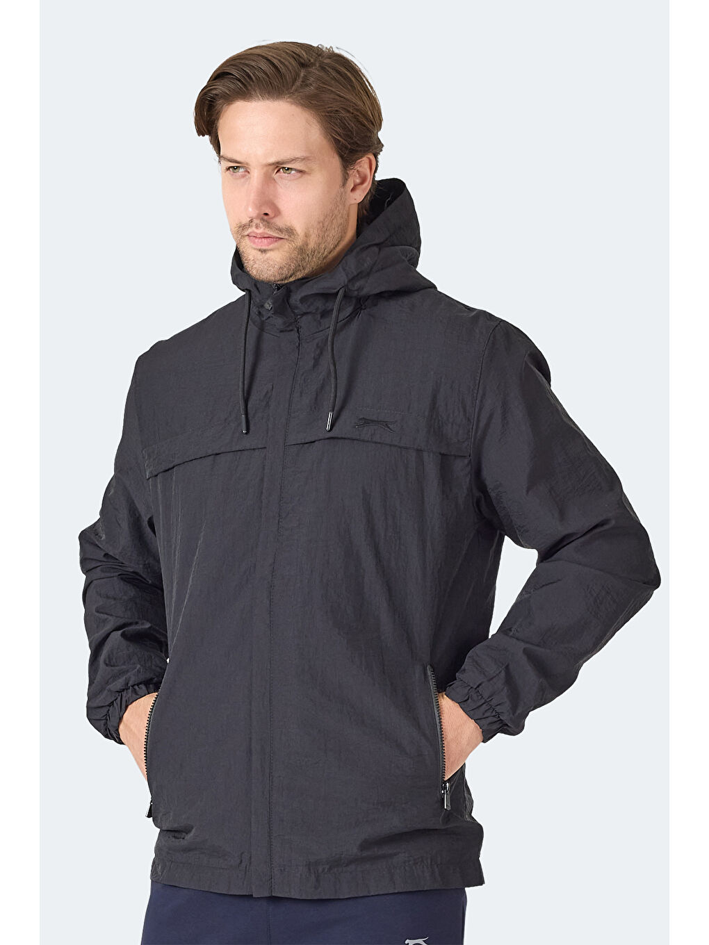 Erkek Yağmurluk Siyah-4