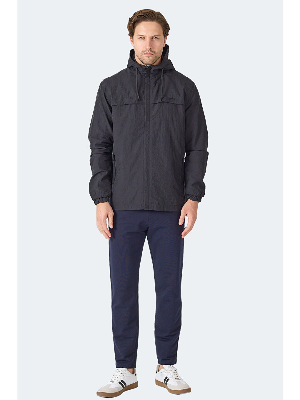 Erkek Yağmurluk Siyah-5