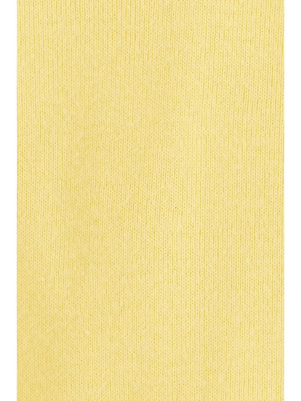 Kız Bebek Body Pantolon Set 2'li Paket 3 Ay-24 Ay Sarı-1