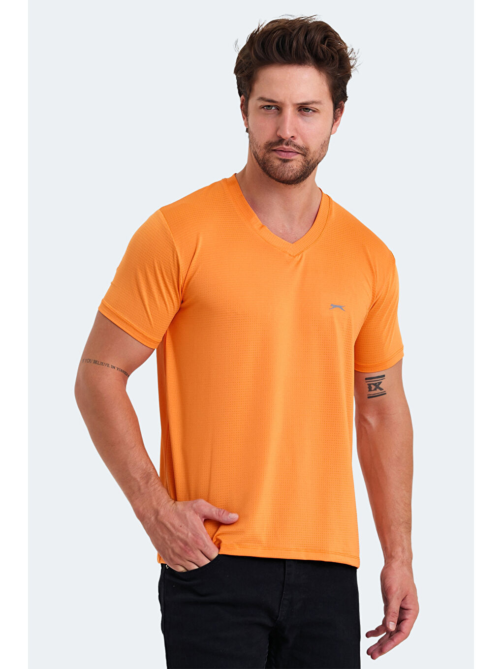 KATRIINA Erkek Tişört Turuncu-2