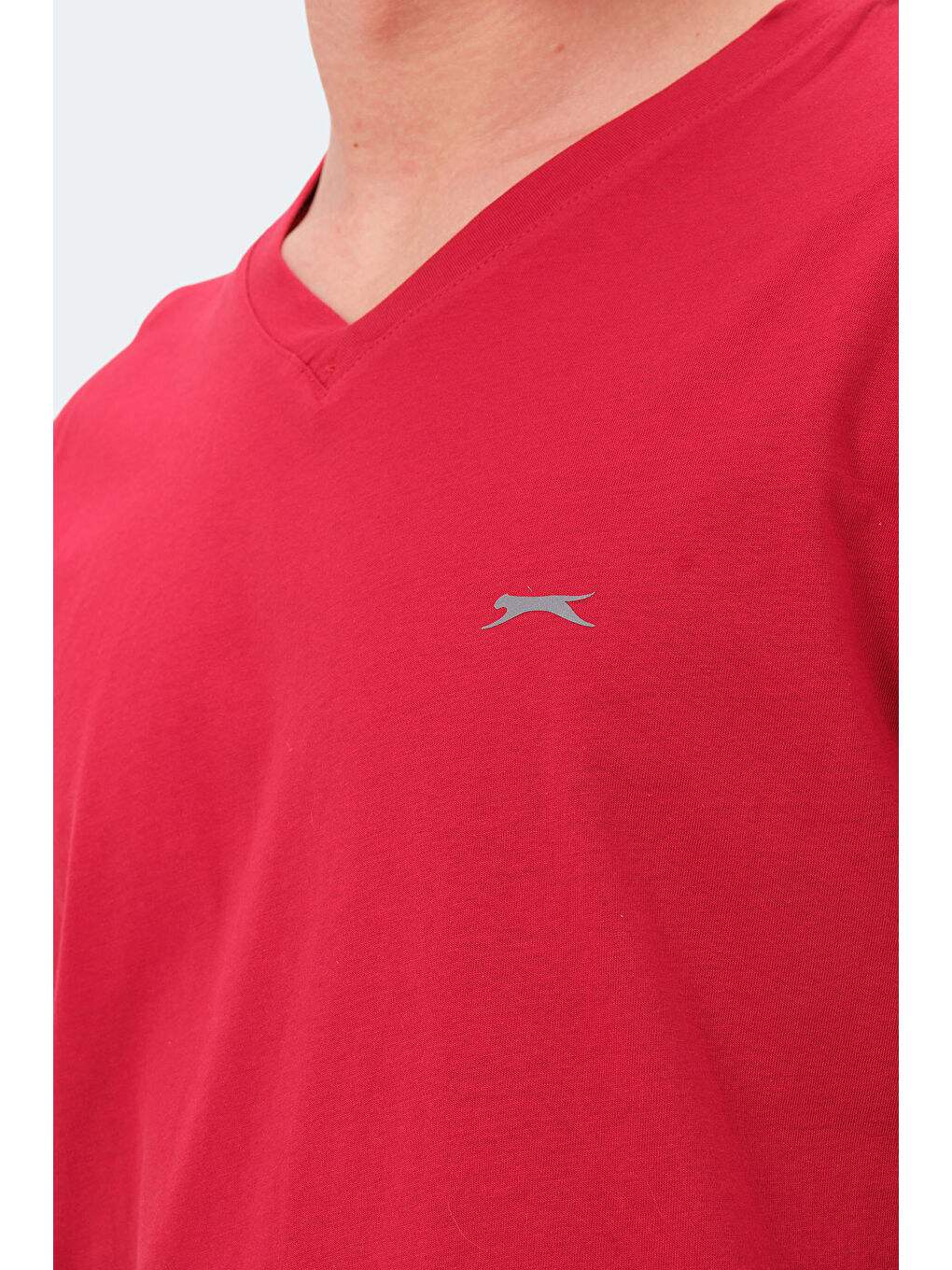 KAIJA Erkek %100 Pamuk Tişört Kırmızı-4