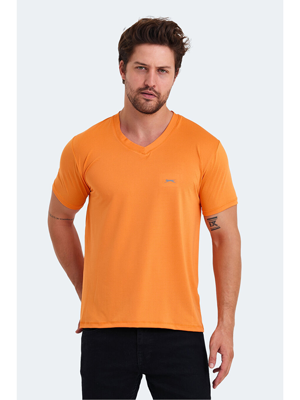 KATRIINA Erkek Tişört Turuncu-5