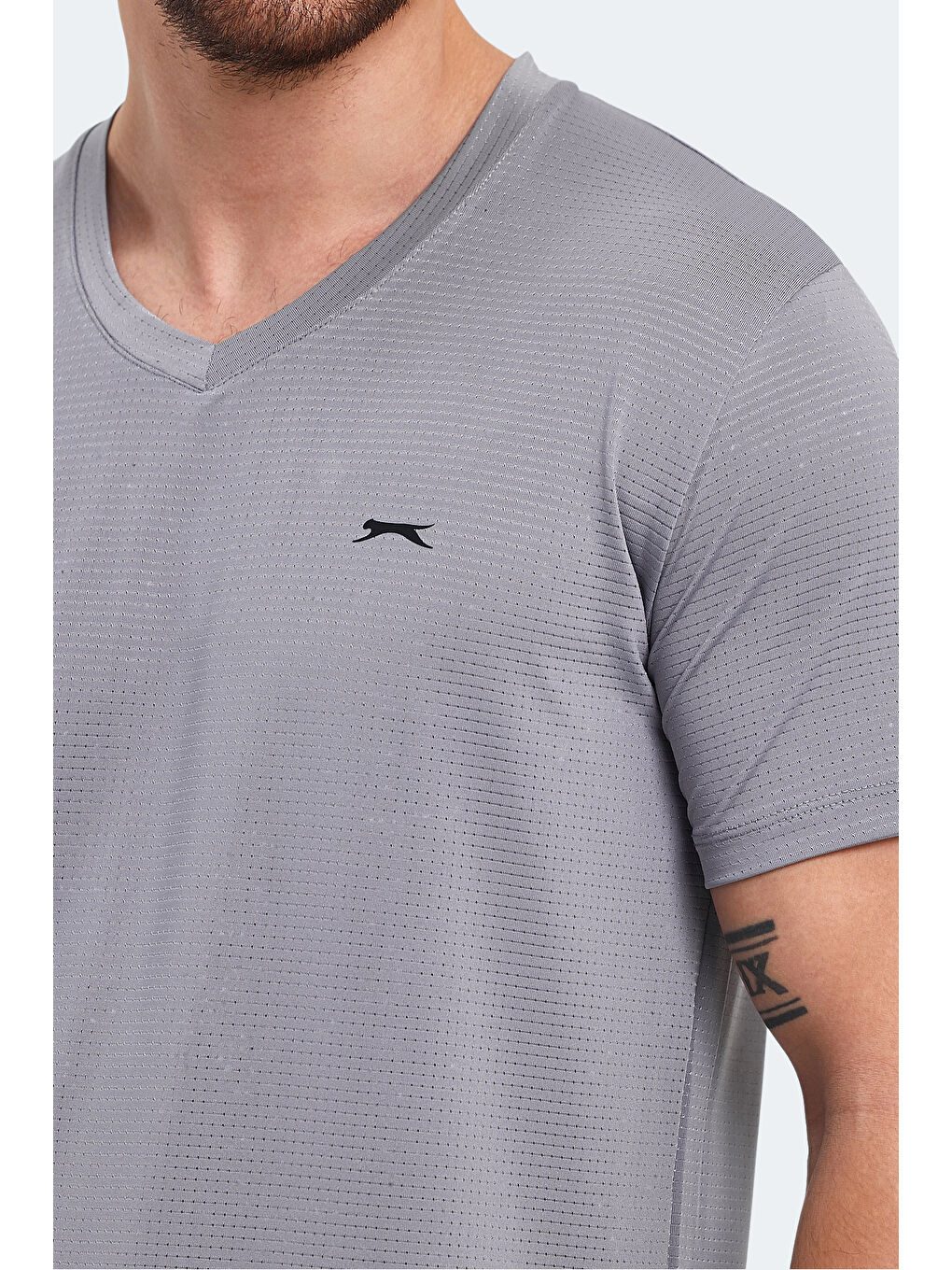 Erkek Tişört Gri-4