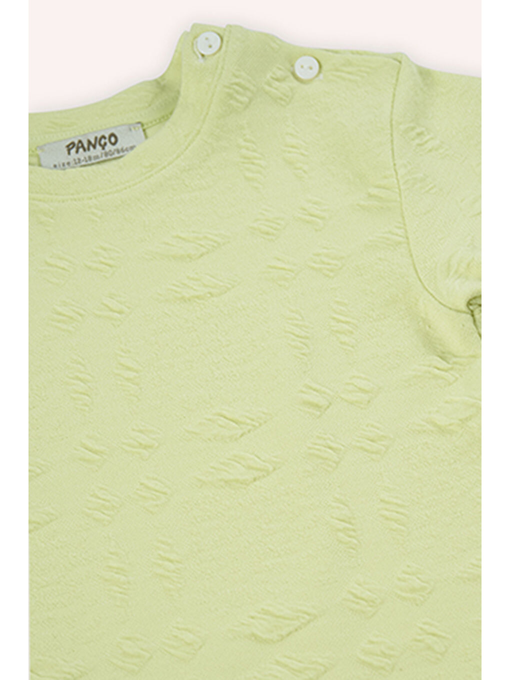 Erkek Bebek Kısa Kollu Yeşil Tişört-2