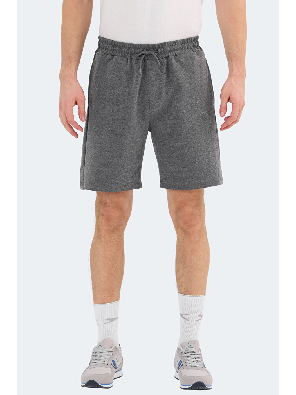 KALLIE Erkek Cepli Koyu Gri Şort-1