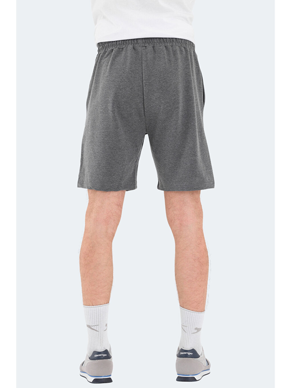 KALLIE Erkek Cepli Koyu Gri Şort-5