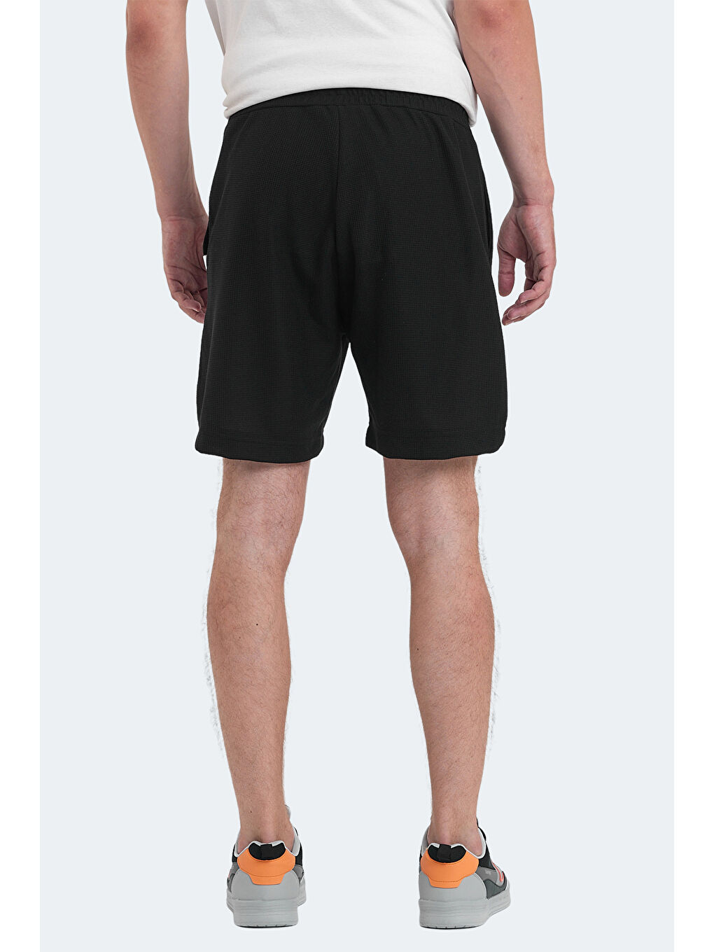 VALERI I Erkek Cepli Siyah Şort-4