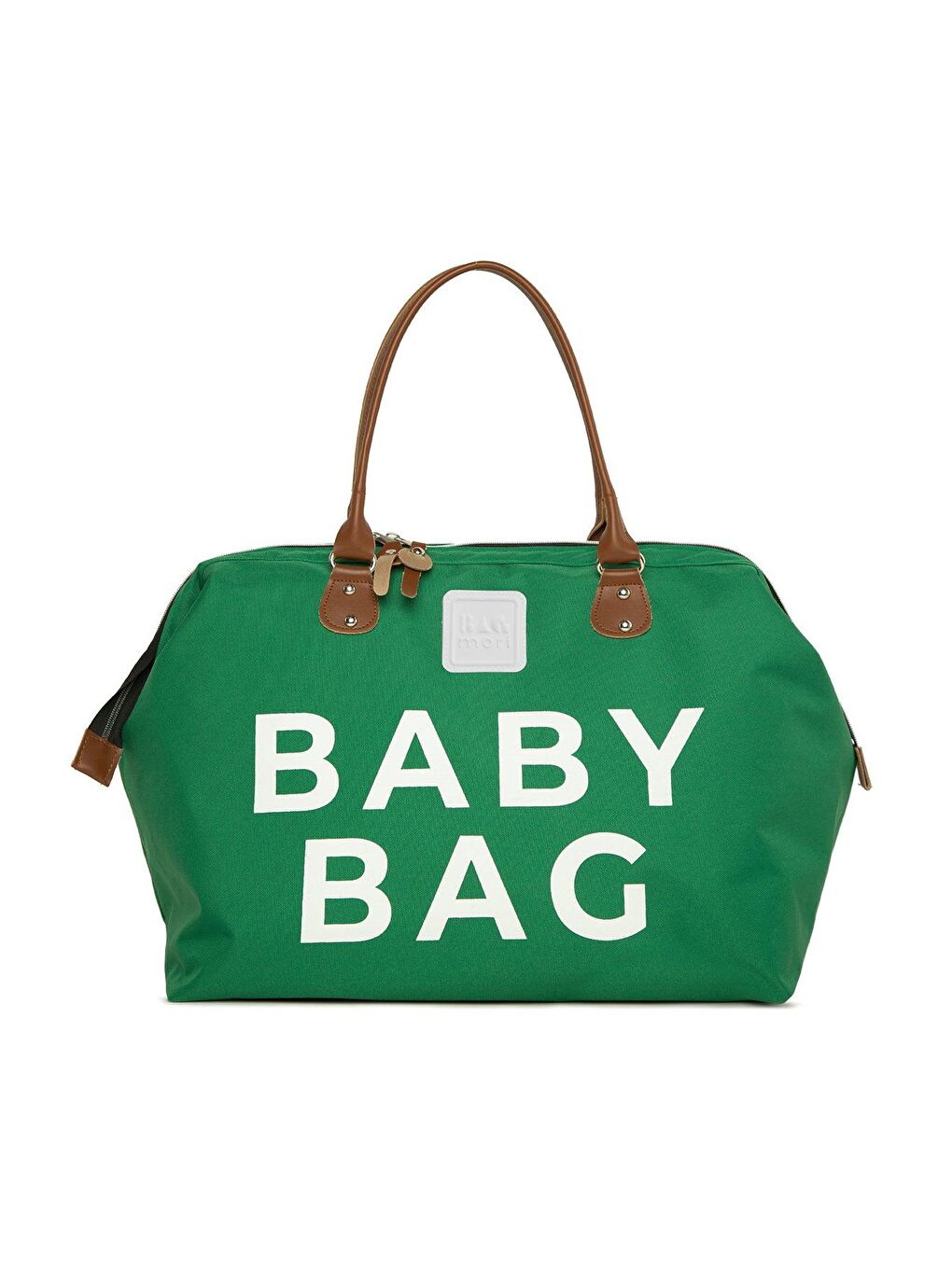 Bagmori Koyu Yeşil Baby Bag Baskılı Bebek Bakım Çantası