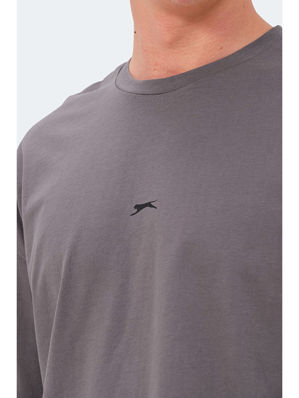 veNETIA I Erkek %100 Pamuk Tişört Koyu Gri-4