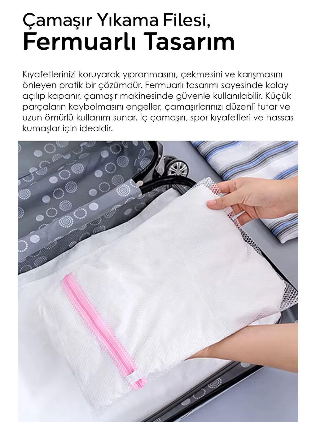 Gri 6'lı Katlanır Çamaşır Sepeti-3