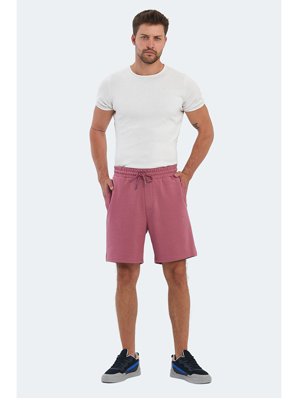 Pembe VIRTUALLY I Erkek Cepli Gül Şort-4