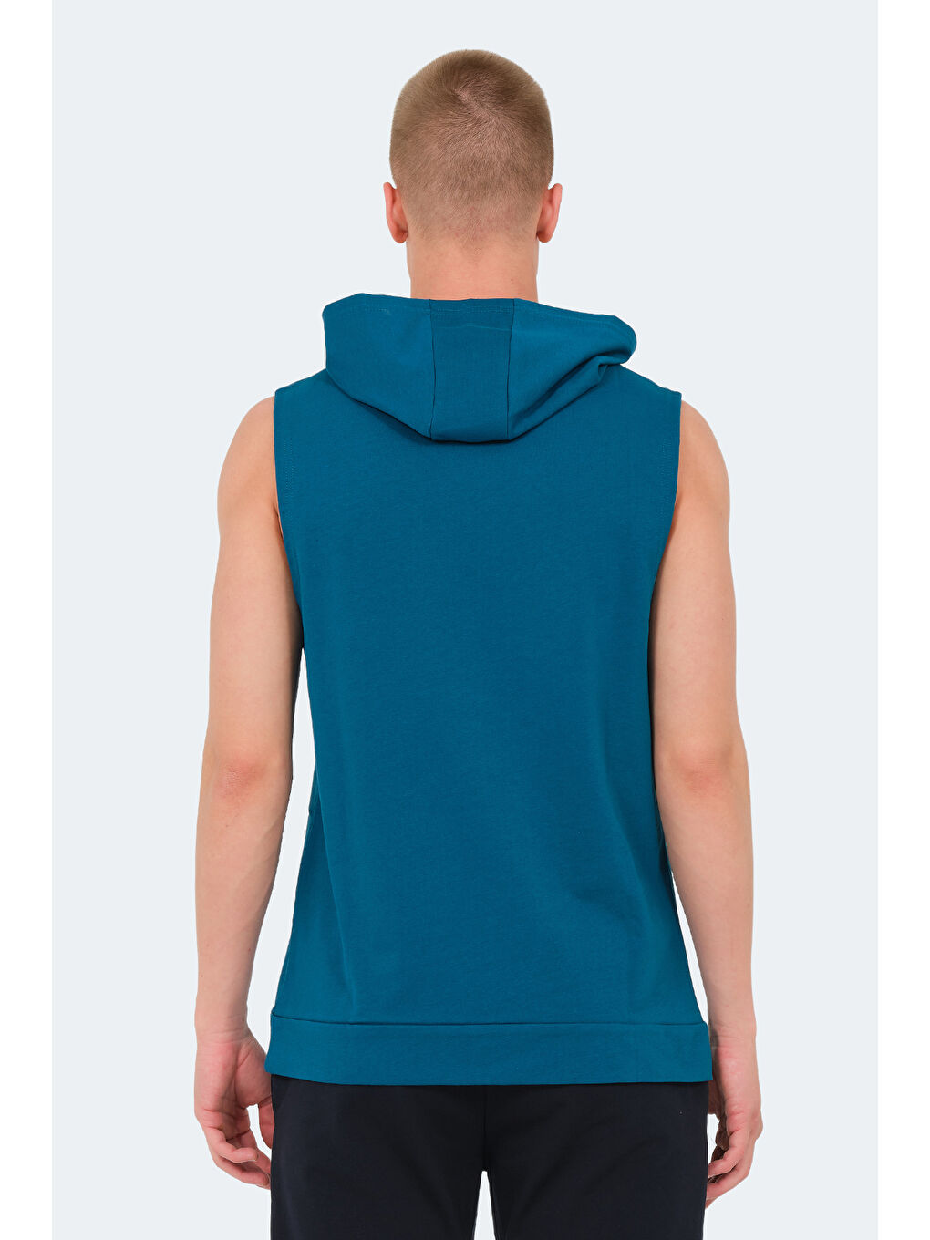 VASILISA Erkek Kolsuz Tişört Petrol-1