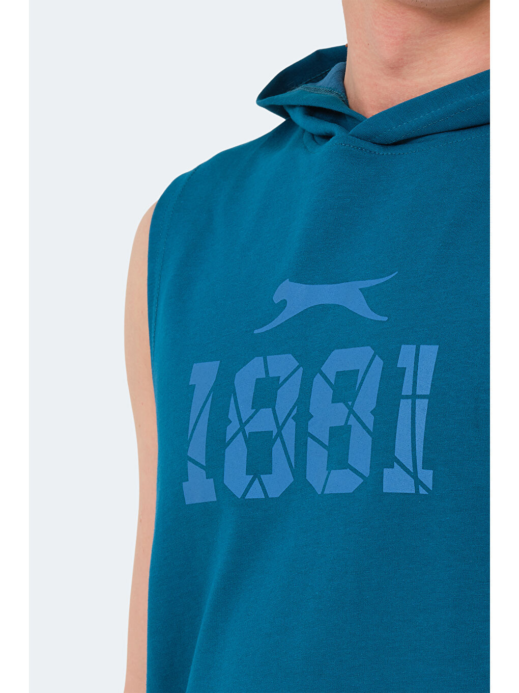 VASILISA Erkek Kolsuz Tişört Petrol-3