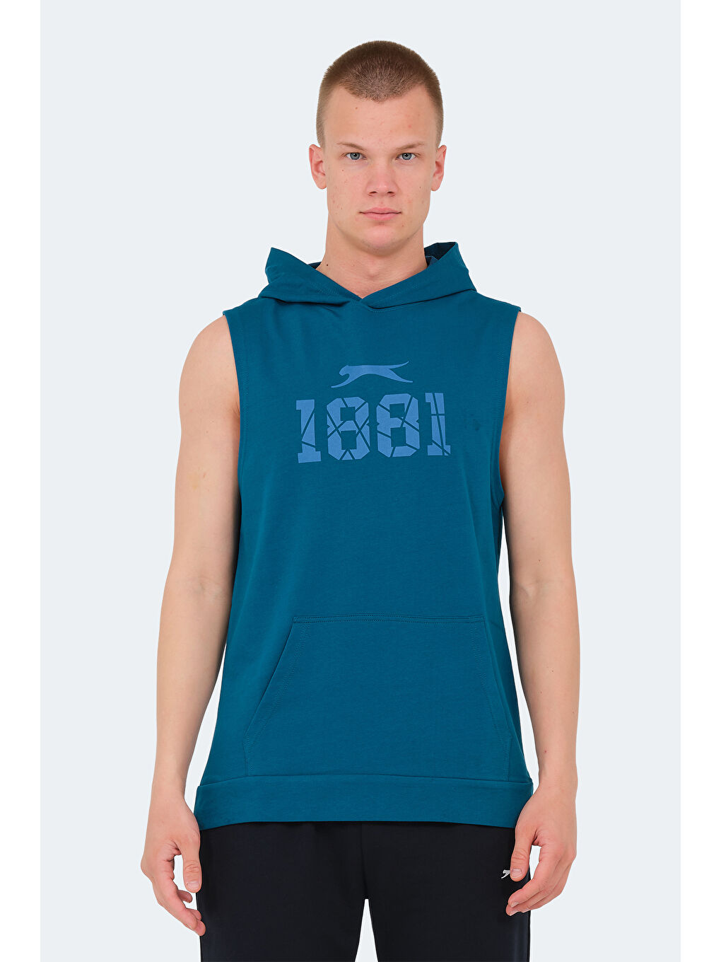 VASILISA Erkek Kolsuz Tişört Petrol-4