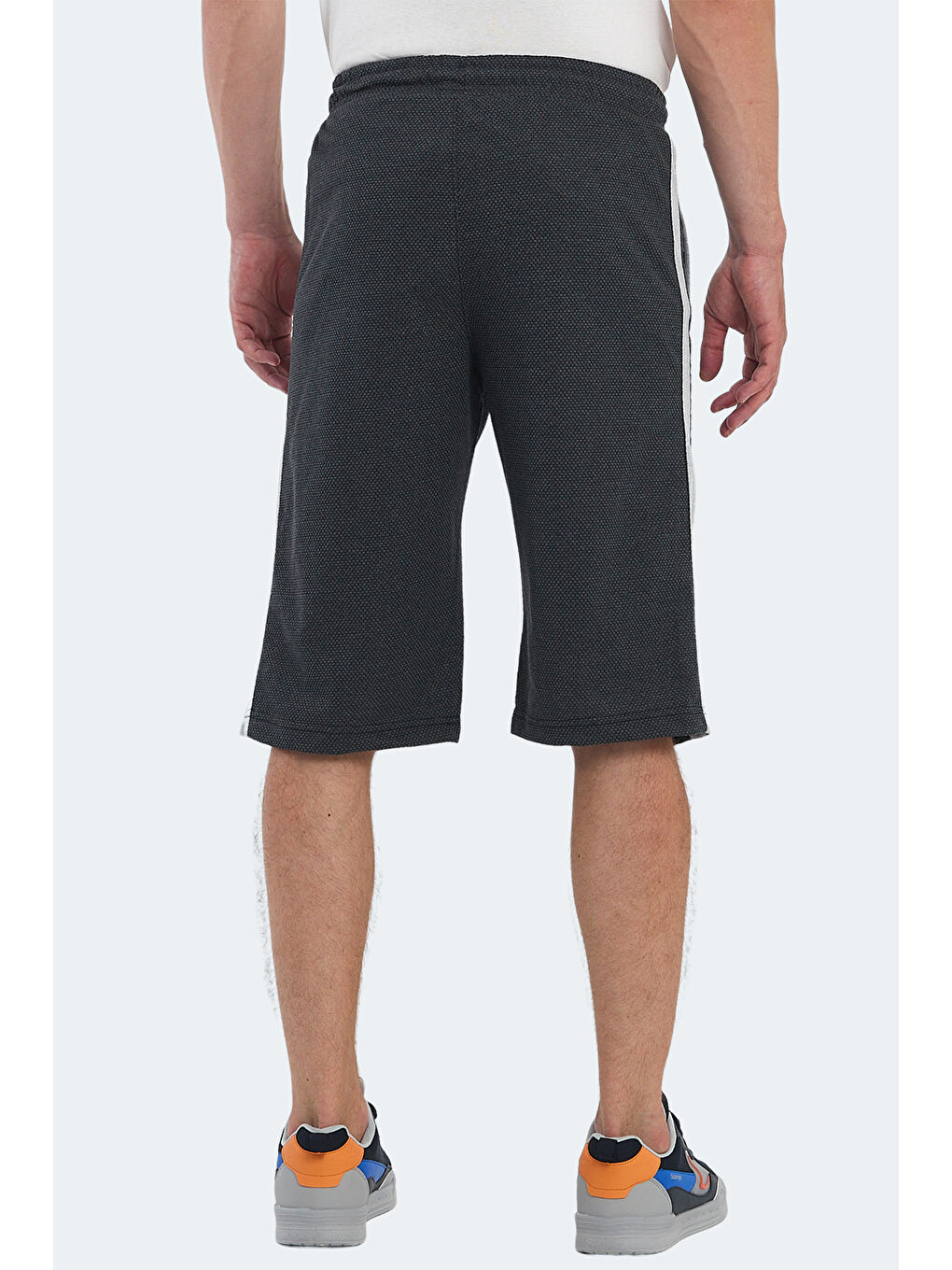 NARAYAN IN Erkek Cepli Kapri Koyu Gri Şort-4