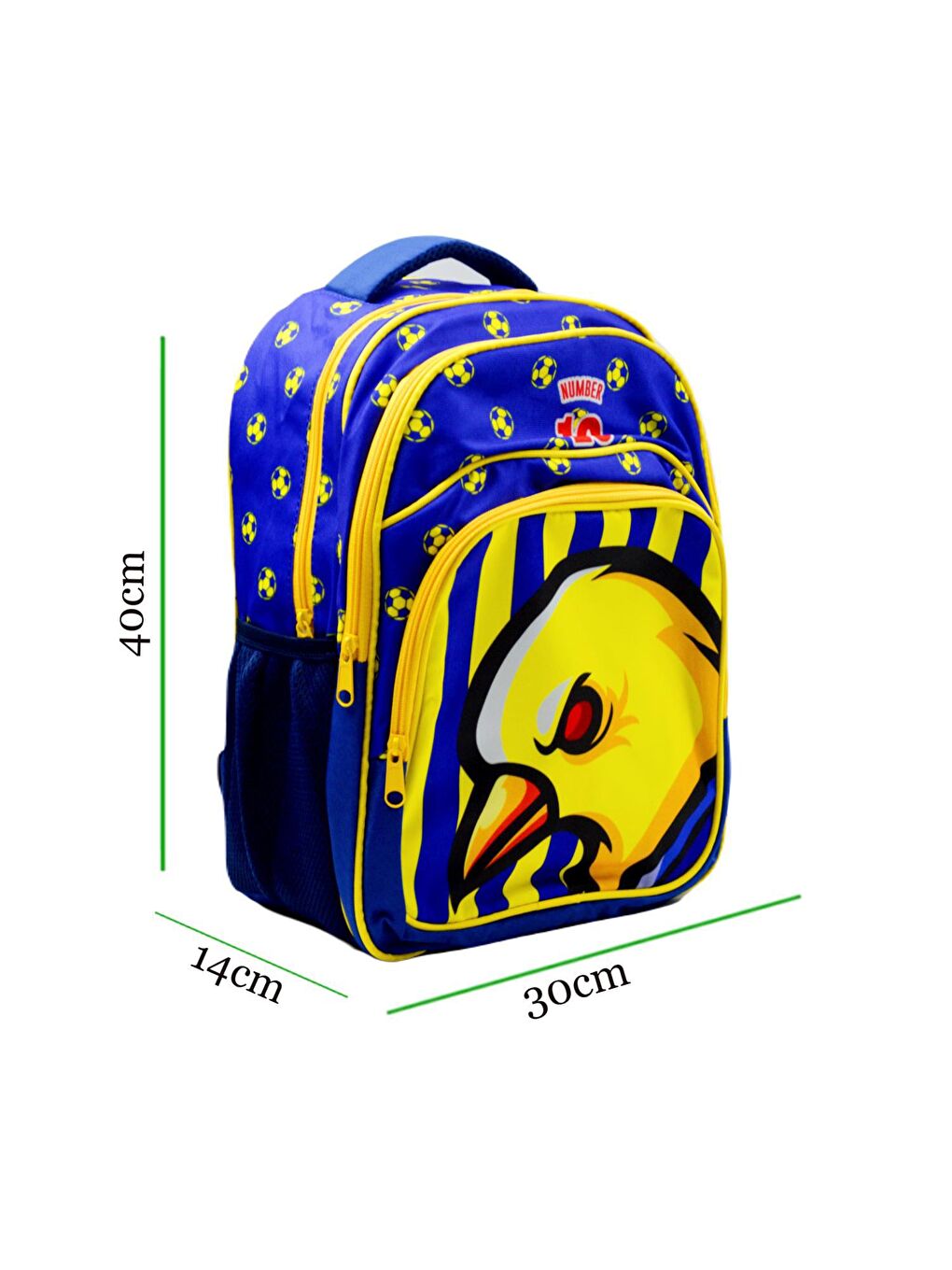 3 Bölmeli İlkokul Okul Sırt Çantası Ve Beslenme Çantası Fenerbahçe-2