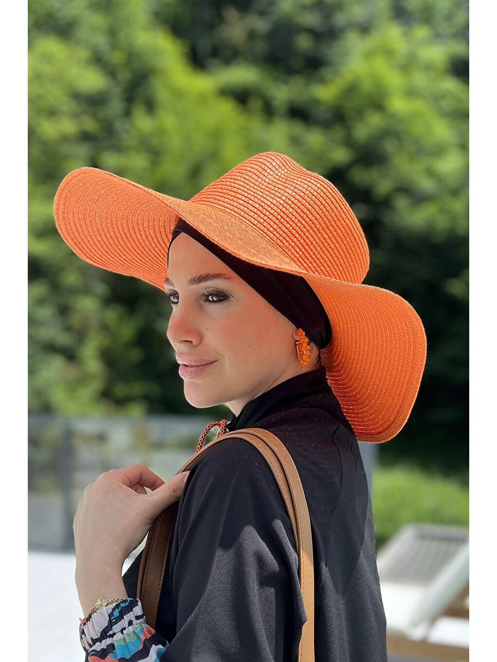 Hasır Şapka Turuncu RŞ-64-2