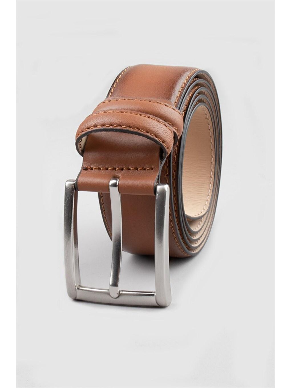 Kahverengi Hakiki Deri Erkek Kemer