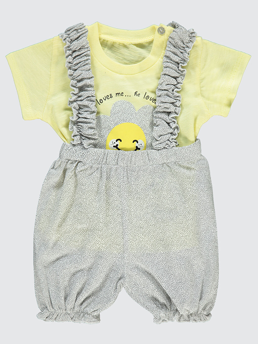 Kız Bebek Takım 6-18 Ay Sarı