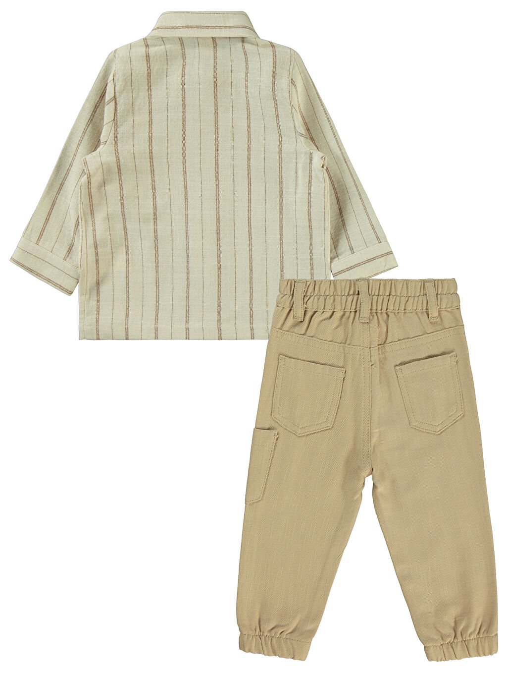 Kahverengi Erkek Çocuk 3'lü Takım 1-3 Yaş Camel-1