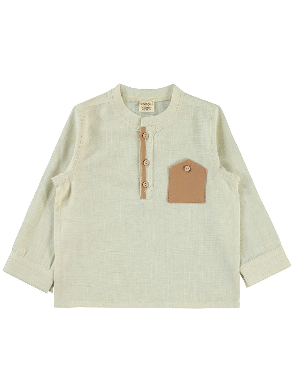 Pembe Erkek Çocuk 3'lü Takım 1-3 Yaş Somon-3