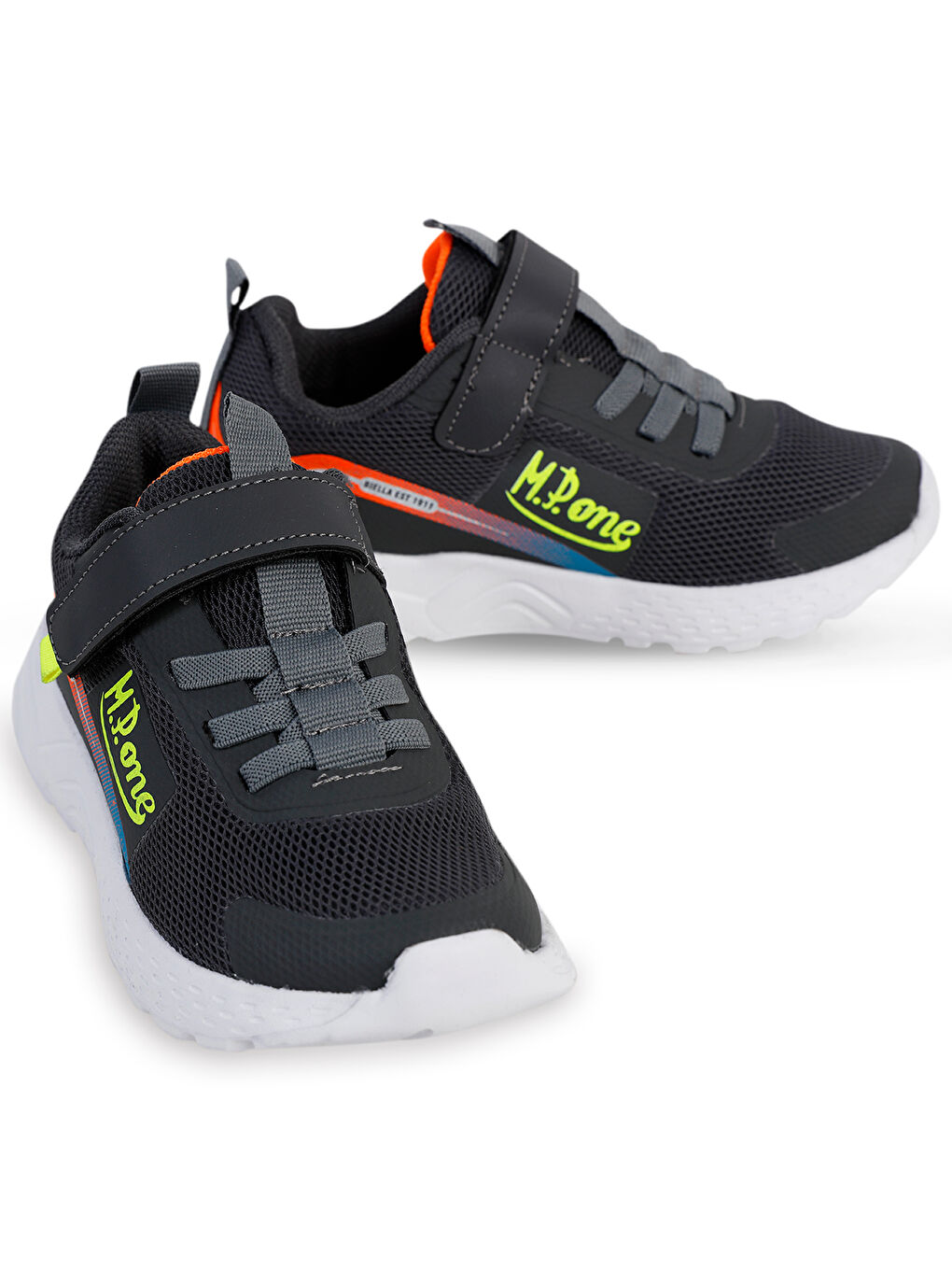 Gri Erkek Çocuk Spor Ayakkabı 31-35 Numara Füme-1