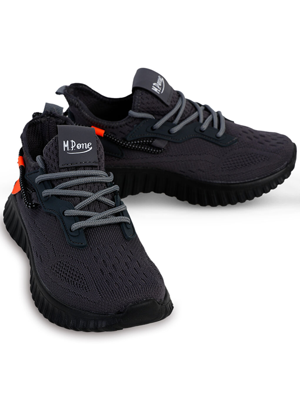 Gri Erkek Çocuk Spor Ayakkabı 31-35 Numara Füme-1